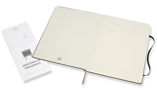 Блокнот недатований Moleskine PRO великий 19 х 25 см чорний