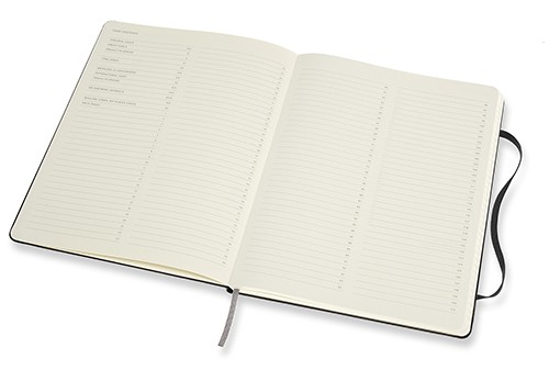 Блокнот недатований Moleskine PRO великий 19 х 25 см чорний
