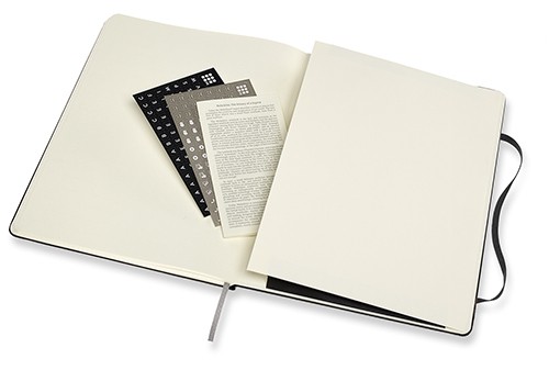 Блокнот недатований Moleskine PRO великий 19 х 25 см чорний