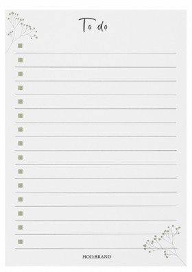 Відривний блок To Do А6 10 х 15 см 50 аркушів