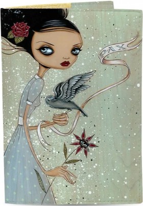 Обкладинка для паспорта Just Cover Дівчина З Квіткою