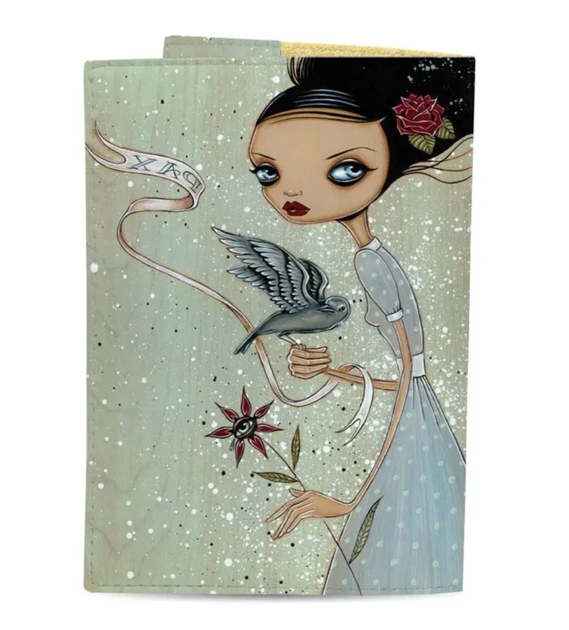 Обкладинка для паспорта Just Cover Дівчина З Квіткою