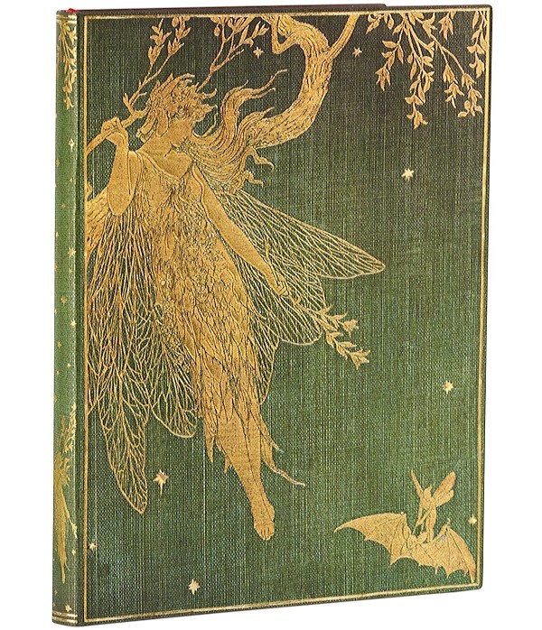 Блокнот Paperblanks Оливкова Фея Flexi великий 18 х 23 см в лінію