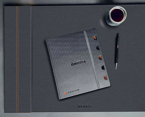 Настільний килимок Rhodia 60 x 40 см темно-сірий