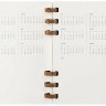 Щотижневик Moleskine 2026 Spiral середній 13 х 21 см чорний м'який