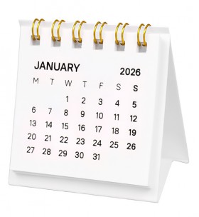 Календар Fenimore на 2026 рік білий Mini 6 x 6 см