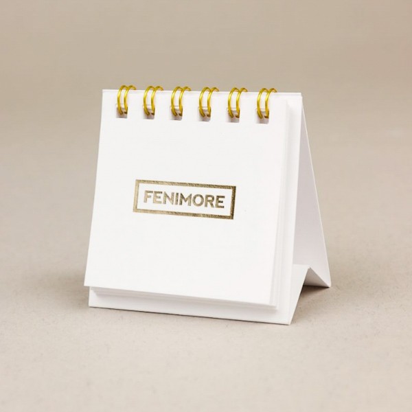 Календар Fenimore на 2026 рік білий Mini 6 x 6 см