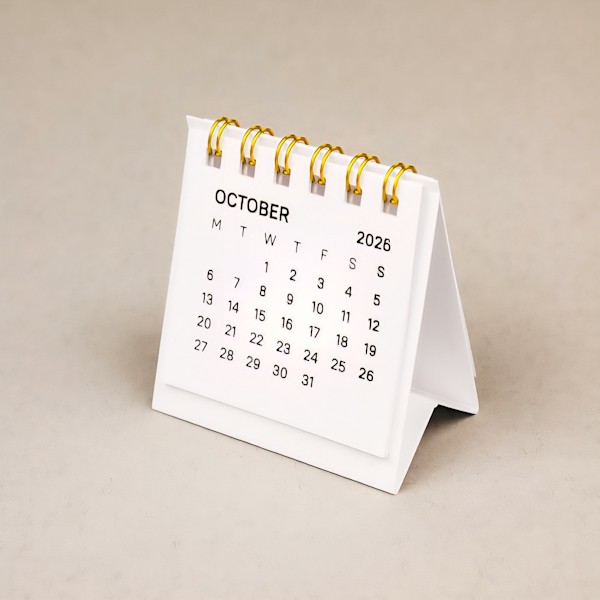 Календар Fenimore на 2026 рік білий Mini 6 x 6 см