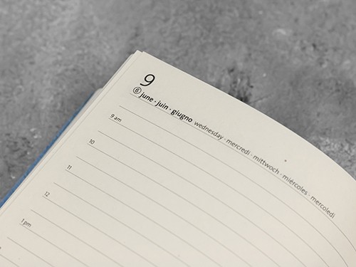 Щоденник Ciak Think Natural на 2021 рік середній блакитний