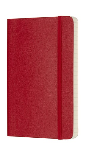 Блокнот Moleskine Classic 9 х 14 см у клітинку червоний м'який