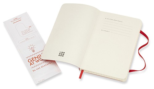 Блокнот Moleskine Classic 9 х 14 см у клітинку червоний м'який