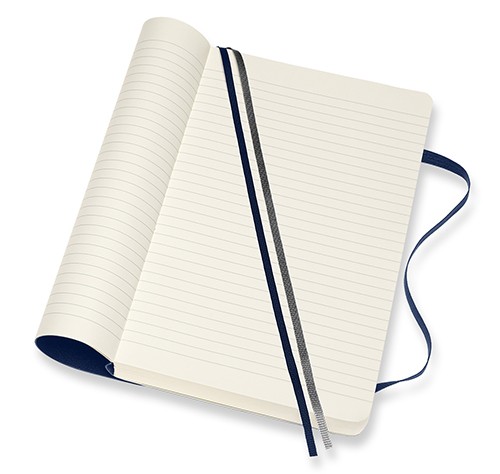 Блокнот Moleskine Classic Expanded середній 13 x 21 см в лінію сапфір м'який