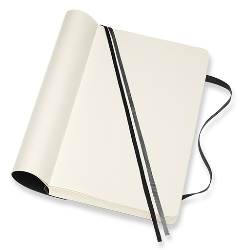 Блокнот Moleskine Classic Expanded середній 13 x 21 см нелінований чорний м'який