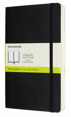 Блокнот Moleskine Classic Expanded середній 13 x 21 см нелінований чорний м'який