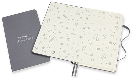 Подарункове видання Moleskine Passion Фільми та ТВ середній 13 х 21 см графітовий