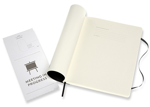 Блокнот недатований Moleskine PRO м'який великий 19 х 25 см чорний