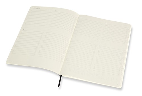 Блокнот недатований Moleskine PRO м'який великий 19 х 25 см чорний