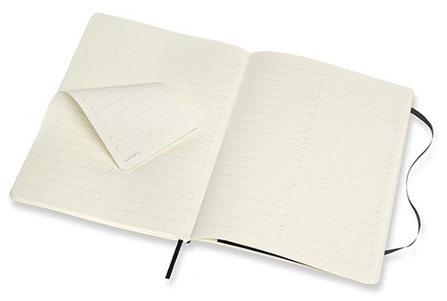 Блокнот недатований Moleskine PRO м'який великий 19 х 25 см чорний