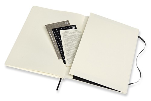 Блокнот недатований Moleskine PRO м'який великий 19 х 25 см чорний