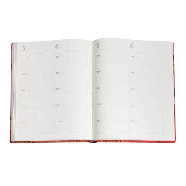 Недатований щоденник на 5 років Paperblanks Еквінокс Кармін великий 18 х 23 см 