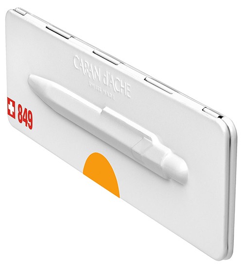 Ручка Caran d'Ache 849 Pop Line Fluo помаранчева + бокс 
