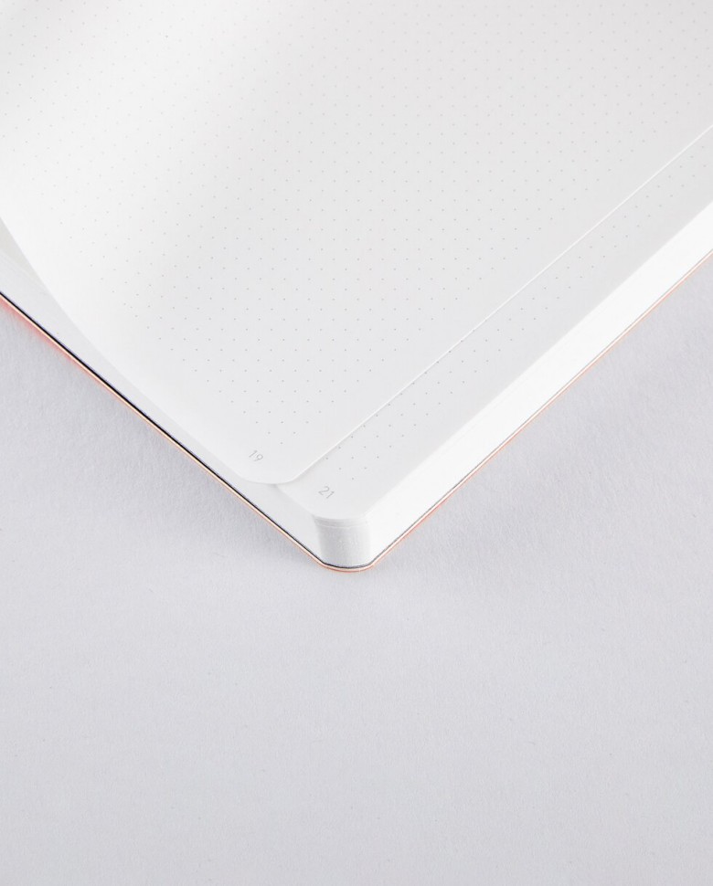 Блокнот Nuuna Candy Neon Orange 10,8 х 15 см в крапку