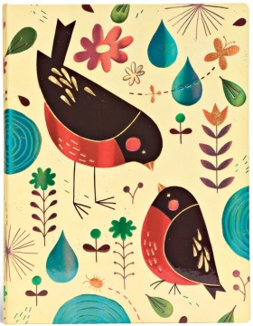 Недатований щоденник на 5 років Paperblanks Наші Друзі Тварини - Мама Дрізд великий 18 х 23 см 