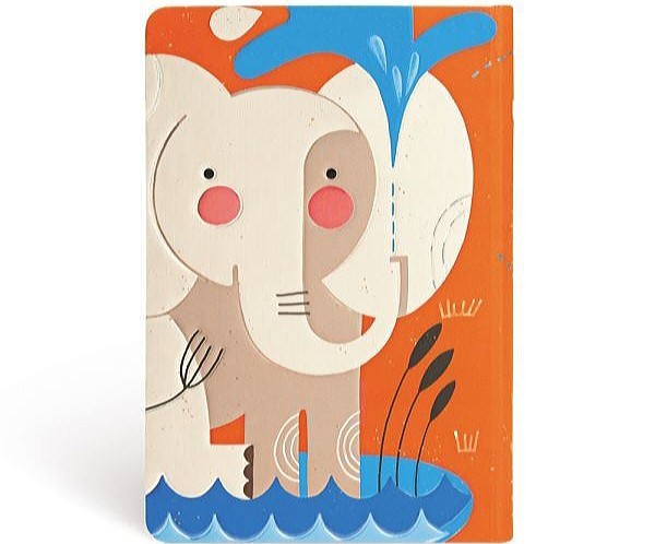 Блокнот Paperblanks Наші Друзі Тварини Слоненя кишеньковий 9,5 х 14 см в лінію