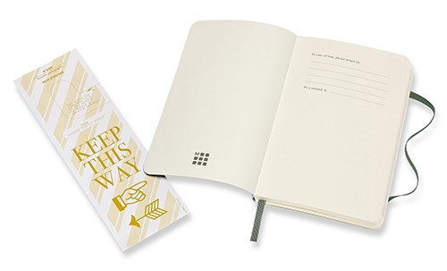 Блокнот Moleskine Classic 9 х 14 см у клітинку миртовий зелений м'який