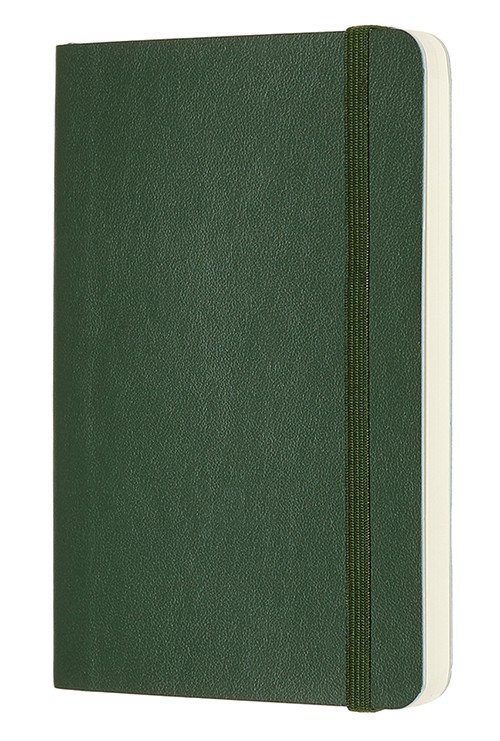 Блокнот Moleskine Classic 9 х 14 см у клітинку миртовий зелений м'який