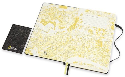 Подарункове видання Moleskine Passion Мандри із National Geographic середній 13 х 21 см чорний