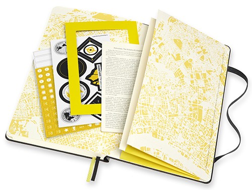 Подарункове видання Moleskine Passion Мандри із National Geographic середній 13 х 21 см чорний