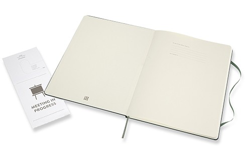 Блокнот недатований Moleskine PRO XXL 21,6 х 27,9 см лісовий зелений 