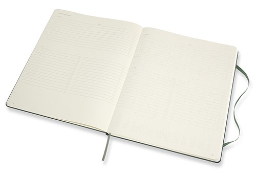 Блокнот недатований Moleskine PRO XXL 21,6 х 27,9 см лісовий зелений 