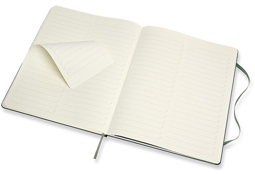 Блокнот недатований Moleskine PRO XXL 21,6 х 27,9 см лісовий зелений 