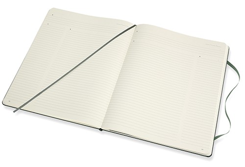 Блокнот недатований Moleskine PRO XXL 21,6 х 27,9 см лісовий зелений 