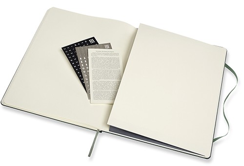 Блокнот недатований Moleskine PRO XXL 21,6 х 27,9 см лісовий зелений 