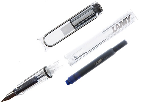 Чорнильна ручка Lamy Vista демонстратор перо F (тонке)