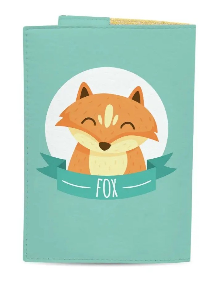 Обкладинка для паспорта Just Cover Єнот Та Лис