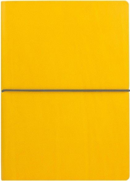 Блокнот Ciak великий 15 х 21 см в лінію жовтий 