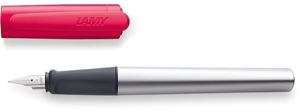 Чорнильна ручка Lamy Nexx Crimson матовий хром перо LH для шульги (середнє)