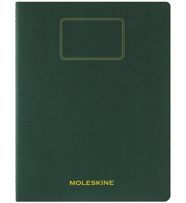 Зошит Moleskine Cahier Student XXL 21,6 х 27,9 см в лінію миртовий зелений