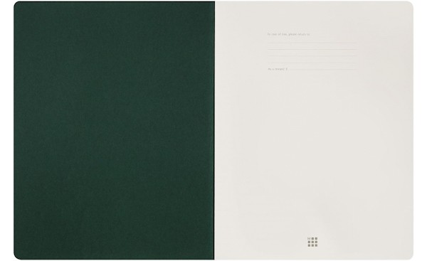 Зошит Moleskine Cahier Student XXL 21,6 х 27,9 см в лінію миртовий зелений