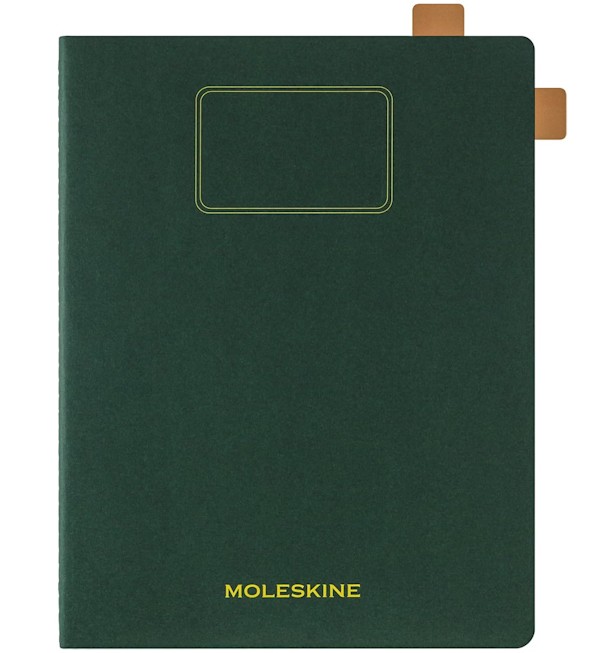 Зошит Moleskine Cahier Student XXL 21,6 х 27,9 см в лінію миртовий зелений