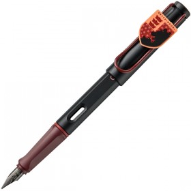 Чорнильна ручка Lamy Safari x Harry Potter Gryffindor чорна з червоним перо EF (дуже тонке)