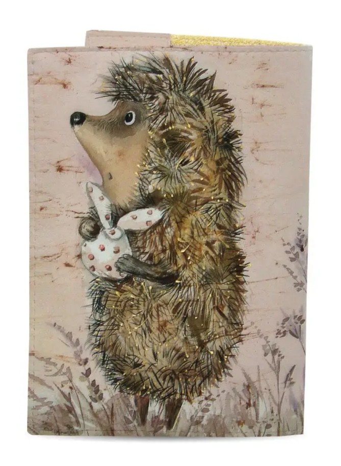 Обкладинка для паспорта Just Cover Їжачок В Тумані