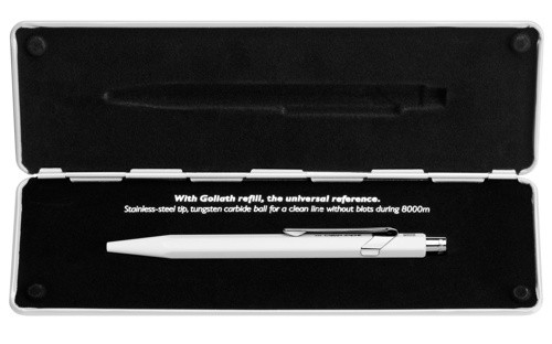 Ручка Caran d'Ache 849 Pop Line біла + бокс