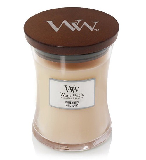 Ароматична свіча WoodWick Medium White Honey 275 г 