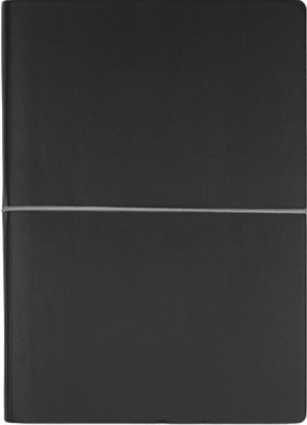 Блокнот Ciak великий 15 х 21 см в лінію чорний 