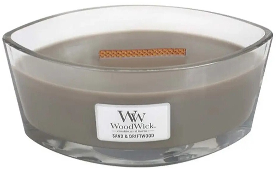 Ароматична свіча WoodWick Ellipse Sand & Driftwood 453 г